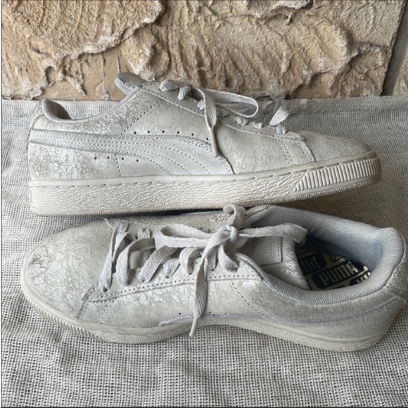 Puma Suede Remaster Classic off white Size 7 Classic Retro Vintage Look - Picture 6 of 16